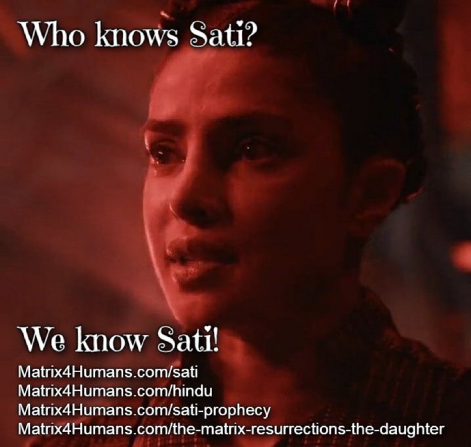 Matrix4Humans's tweet photo. We know #Sati! https://t.co/nUXkHaSeuW
https://t.co/q4w7K4qzOf
https://t.co/kwGcEdsY00
https://t.co/b9fCX1UC1v
Follow #Matrix4Humans. #TheMatrixResurrections #ReturnToTheSource #TheMatrix #TheMatrixMovie #TheMatrix4 #Matrix #priyankachopra #priyankachoprajonas https://t.co/MEnB5mR8De