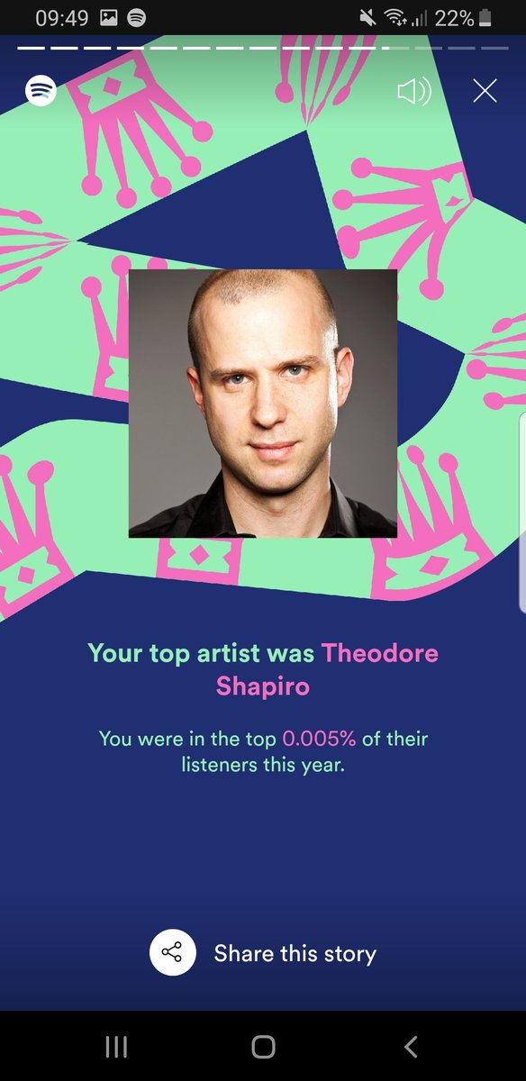 thejennypace's tweet photo. @TheoShaps So my #SpotifyWrapped told me I listen to your music more than anyone else. The soundtrack to The Intern is my Serious Work And Writing Music. I love it. Thank you. https://t.co/ms2Ge6diCp