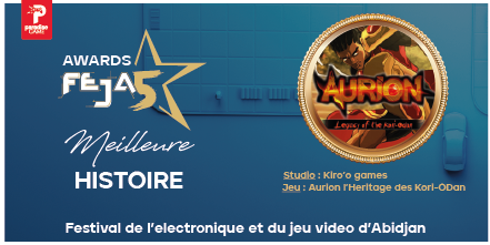 ParadiseGame_'s tweet photo. Le jeu vidéo "Aurion l’Heritage des Kori-Odan" du studio camerounais @KIROOGames remporte le #FejaAward dédié aux jeux vidéo Africains dans la catégorie « Best Story ».
#Gaming #Feja5 https://t.co/412mX6NmxM