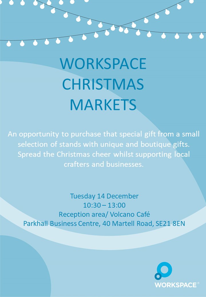 Parkhall Dulwich (@wsparkhall) on Twitter photo Almost a week to go until our indoor #Christmasmarket here <a href="/WSParkHall/">Parkhall Dulwich</a> Make sure you don't miss this one out! Lots of gifts, #food, drinks and good company! <a href="/StationTStation/">Station2Station</a> #Christmas #supportlocal ๐๐คถ๐๐ท๐ช Almost a week to go until our indoor #Christmasmarket here <a href="/WSParkHall/">Parkhall Dulwich</a> Make sure you don't miss this one out! Lots of gifts, #food, drinks and good company! <a href="/StationTStation/">Station2Station</a> #Christmas #supportlocal ๐๐คถ๐๐ท๐ช