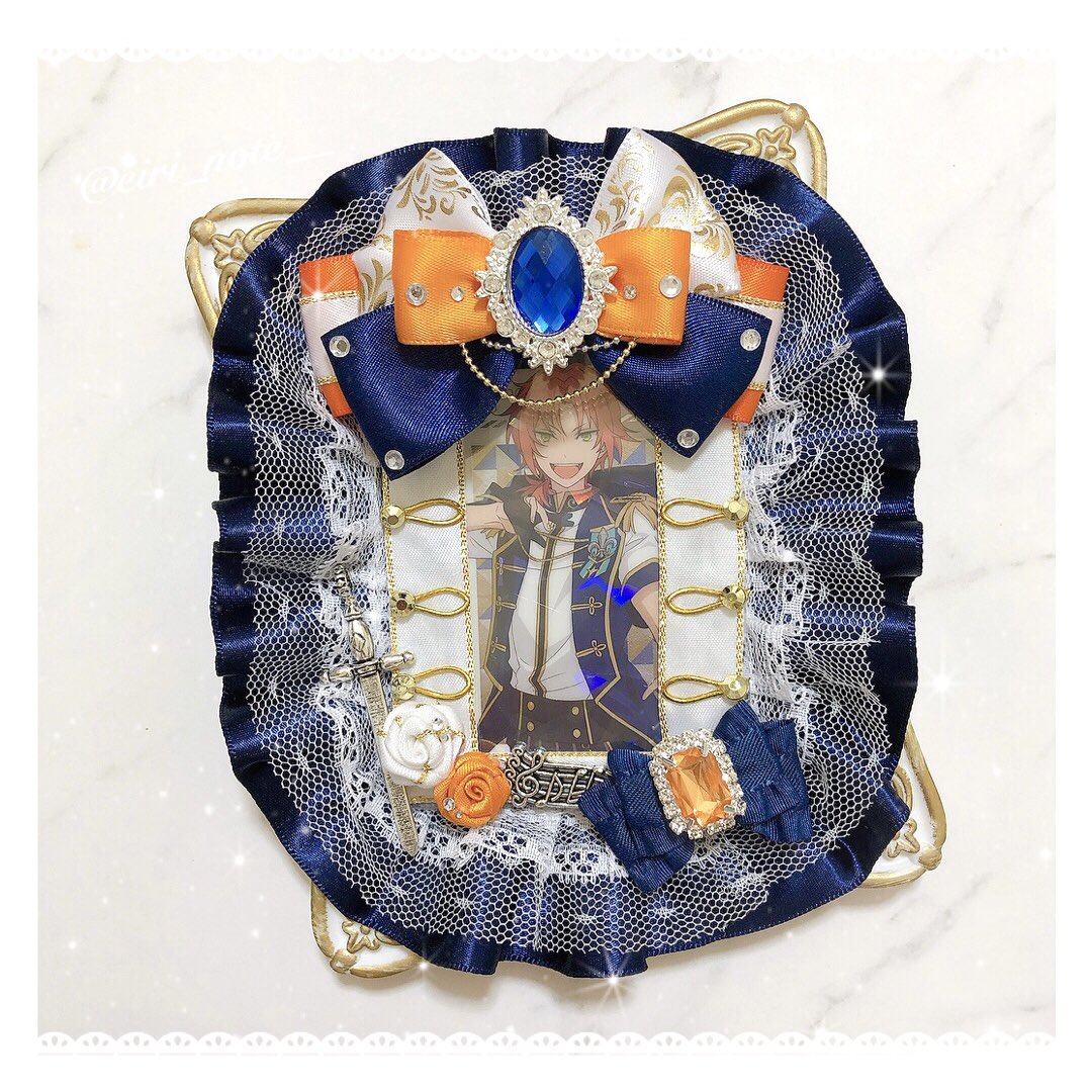 ゜ B8 デコケース 返礼祭 開花前 / 月永レオくん 𓈒◌ネイビー