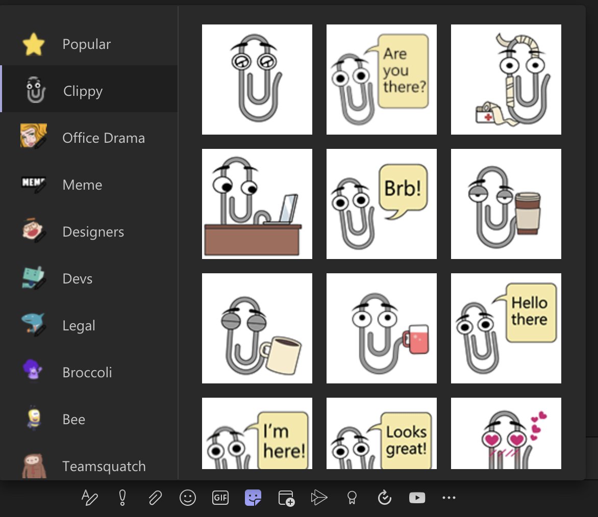 abtec Managed IT (@abtecit) on Twitter photo Did you notice our own #Clippy it's back in <a href="/MicrosoftTeams/">Microsoft Teams</a> with cool animations Face with tears of joy #TipsTuesday #Microsoft #Internet #Teams Did you notice our own #Clippy it's back in <a href="/MicrosoftTeams/">Microsoft Teams</a> with cool animations Face with tears of joy #TipsTuesday #Microsoft #Internet #Teams