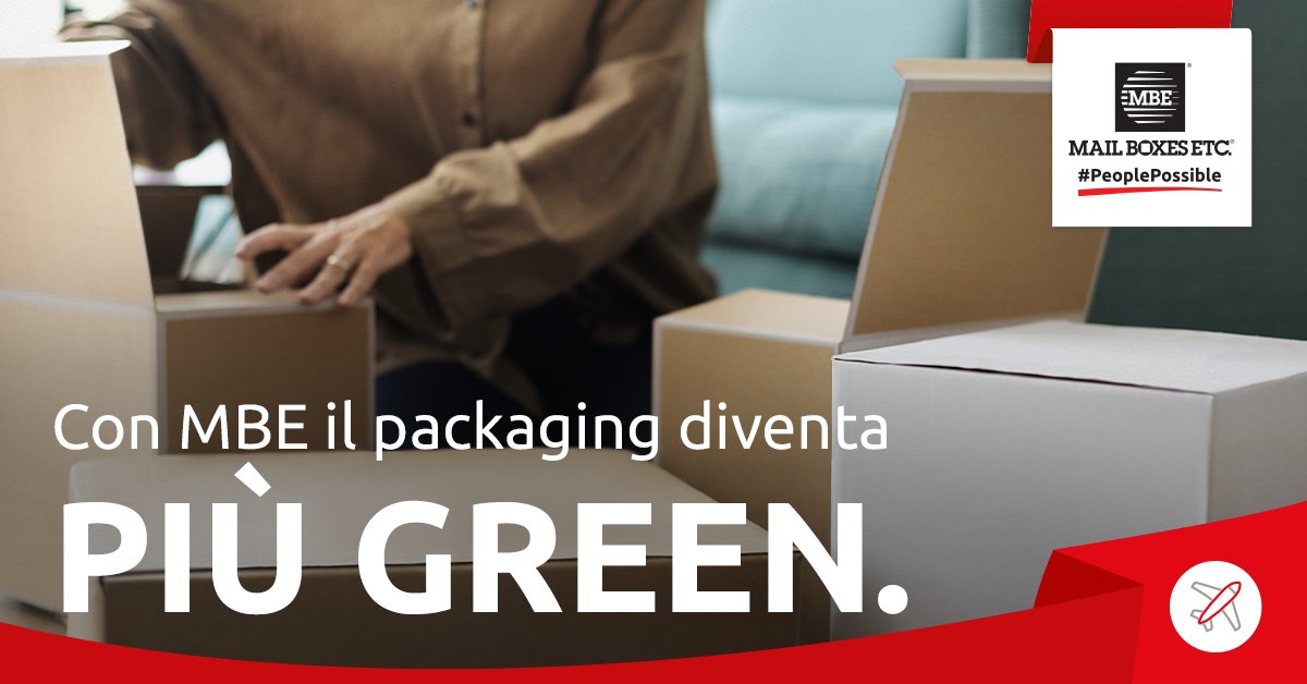 Siamo felici di annunciare che grazie all'accordo con <a href="/RajapackIT/">RAJA Italia</a> distributore di articoli per l'imballaggio e la protezione dei prodotti, gli oltre 570 Centri MBE italiani hanno la possibilità di adottare imballaggi ancora più sostenibili. 
Scopri di più: fal.cn/imballaggi_gre…