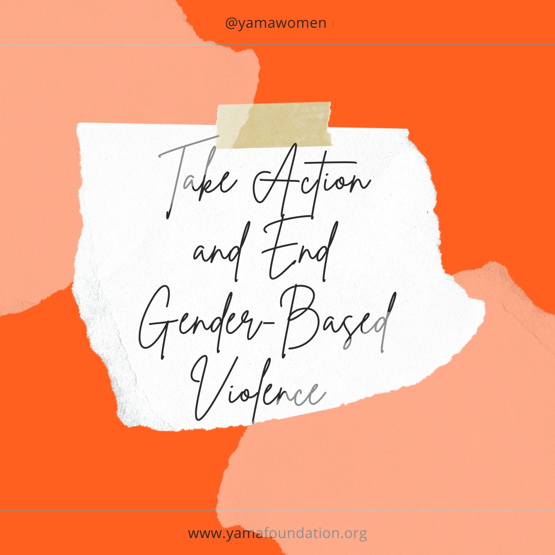 YaMaWomen's tweet photo. Take Action and End Gender Based Violence!

#orangetheworld #16days #gbv #yamawomen #empowerment #climatechange #endchildmarriages #youthleadershipandparticipation #womenempowerment #girlseducation https://t.co/yoIoiyBwPL