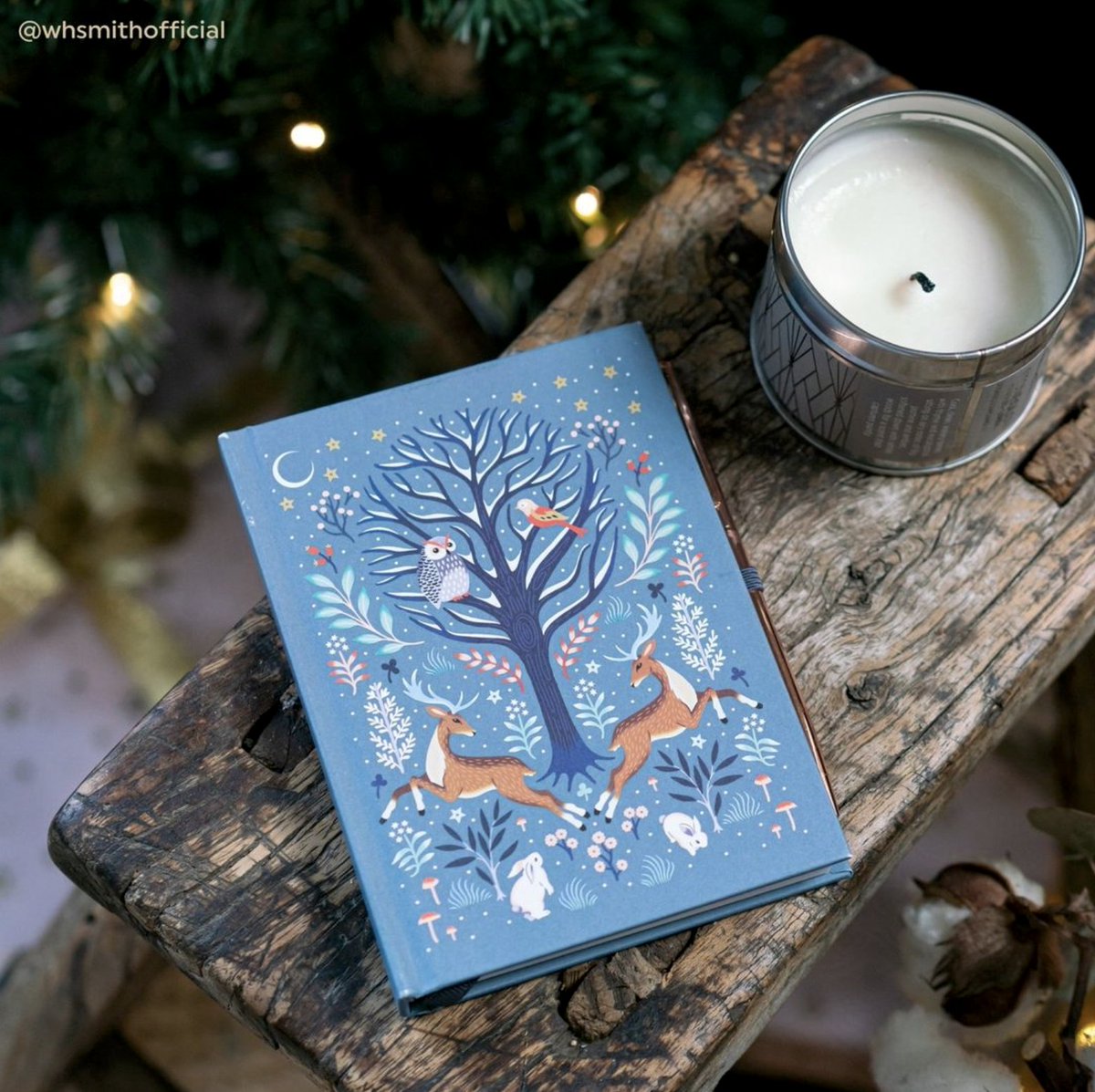 Stationery just got a festive makeover! 🎄

Featuring a beautiful blue woodland scene and festive friends, WHSmith's 'Woodland A6 Notebook And Pen' is the perfect pocket pal during the festive season.

Pick up yours from <a href="/WHSmith/">WHSmith</a>.