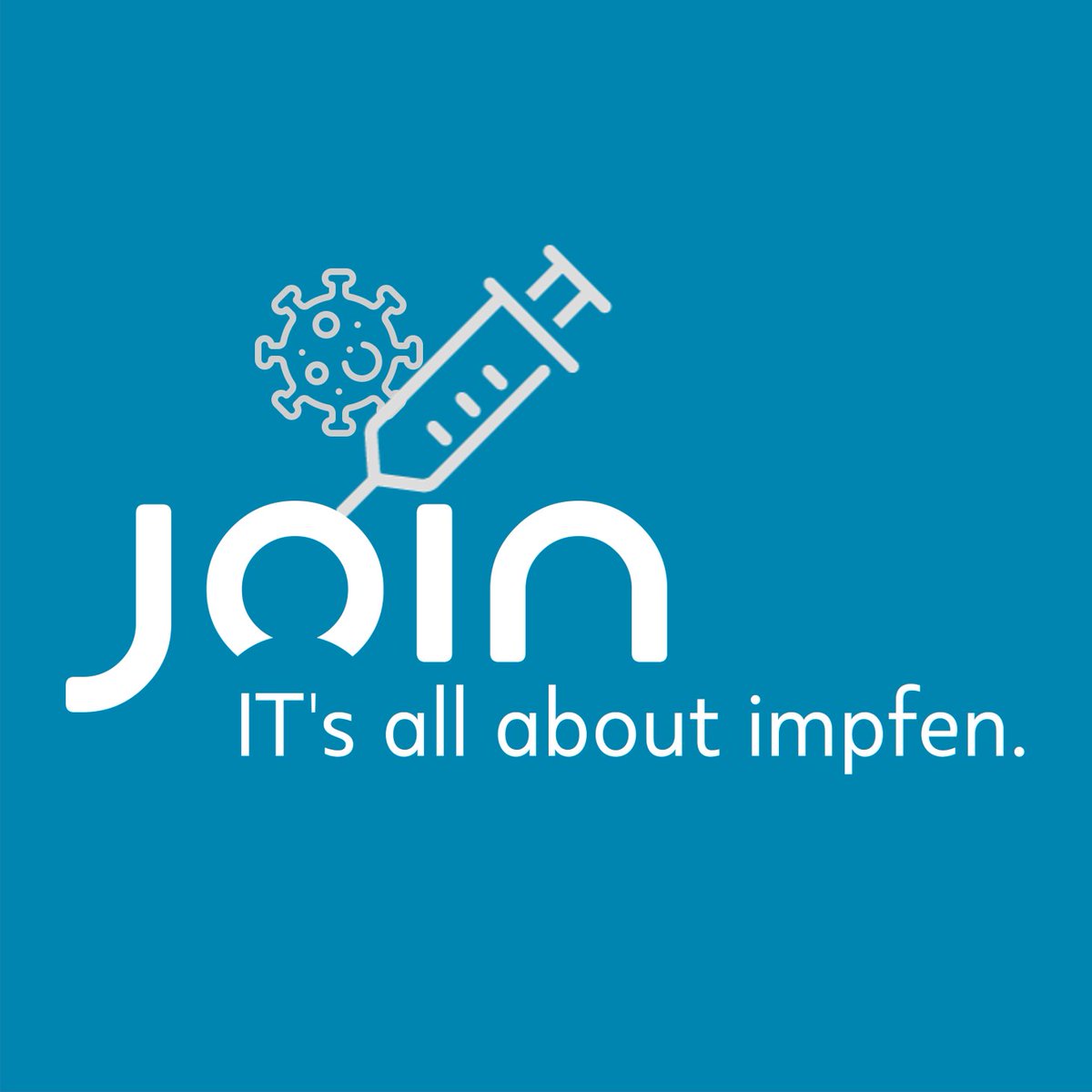 Viele Unternehmen ändern aktuell ihre Markenclaims für die größte Impfkampagne aller Zeiten. Wir halten diese Aktion für extrem wichtig und schließen uns an.
Daher - IT’s not only all about people, IT‘s all about impfen, too.
#join #stayhealthy #getvaccinated #ZusammenGegenCorona