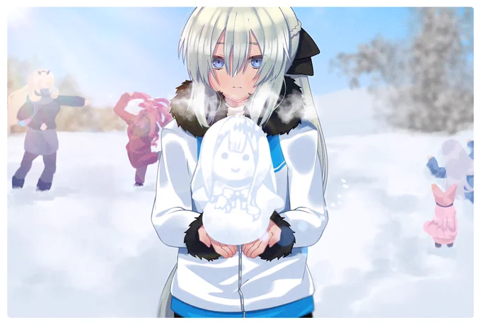 モルガン

『雪だるま…作ってみたのですが…』

#FGO 