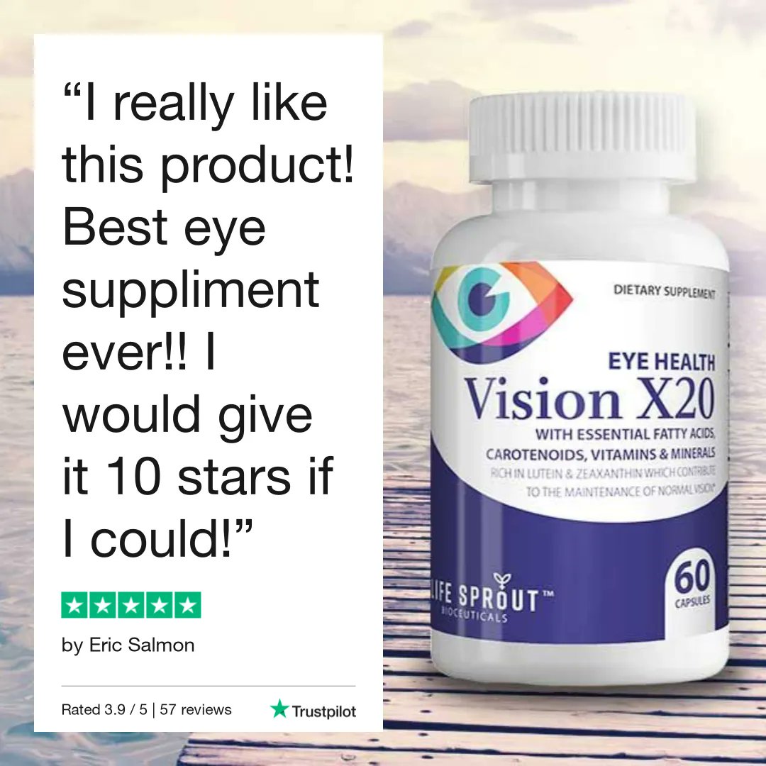 LifeSproutBio's tweet photo. 30% OFF the "Best eye supplement ever!!" 😍 
👀 For the ✅ best, ✅ all-natural, ✅ eye health supplement, get yours now! 👉  https://t.co/e6NgqNwykE
#eyehealth #supplements #reviews #trustpilot #vision #allnaturals #CyberWeek #CyberSale https://t.co/f8rNBTCAUz