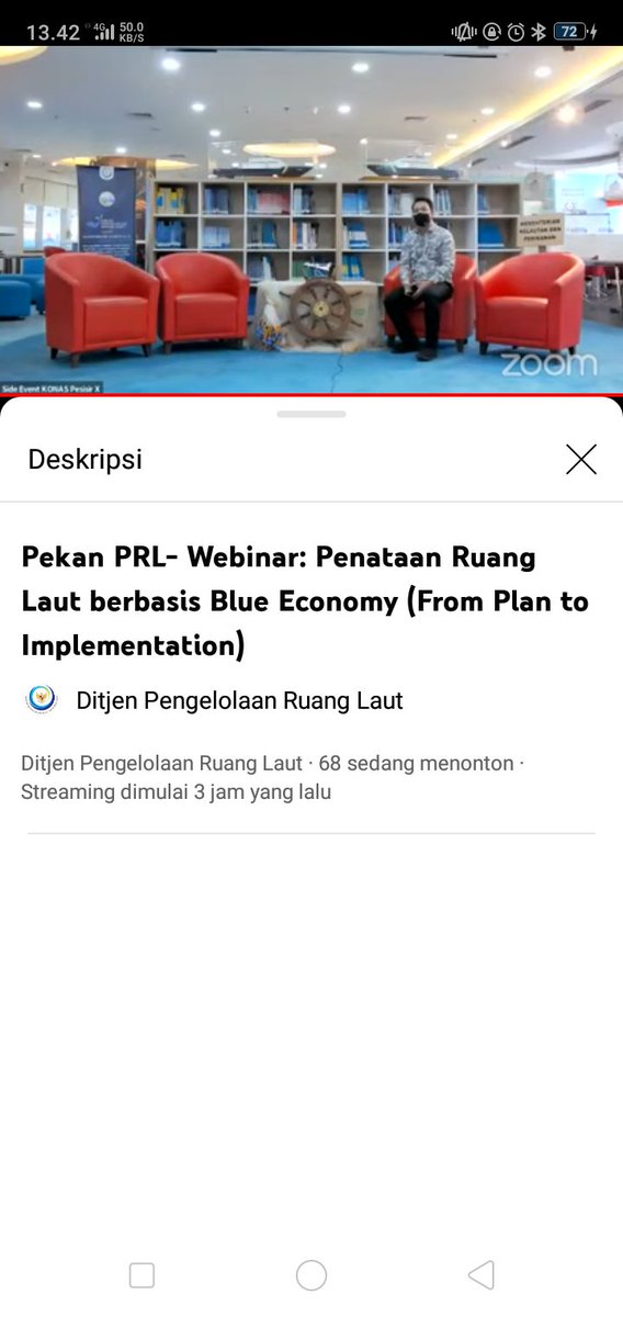 Selasa (30/11),Frits Uki, Luhkan Sumba Timur, Mengikuti Pekan PRL-Webinar Penataan Ruang Laut Berbasis Blue Economy (From Plan to Implementation) yg di selenggarakan oleh Drijen PRL KKP
#GiatLuhkanSatminkalGondol #SumbaTim
@RISET_GONDOL 
@puslatluhkp 
<a href="/lapregiwati/">Lilly Aprilya</a>