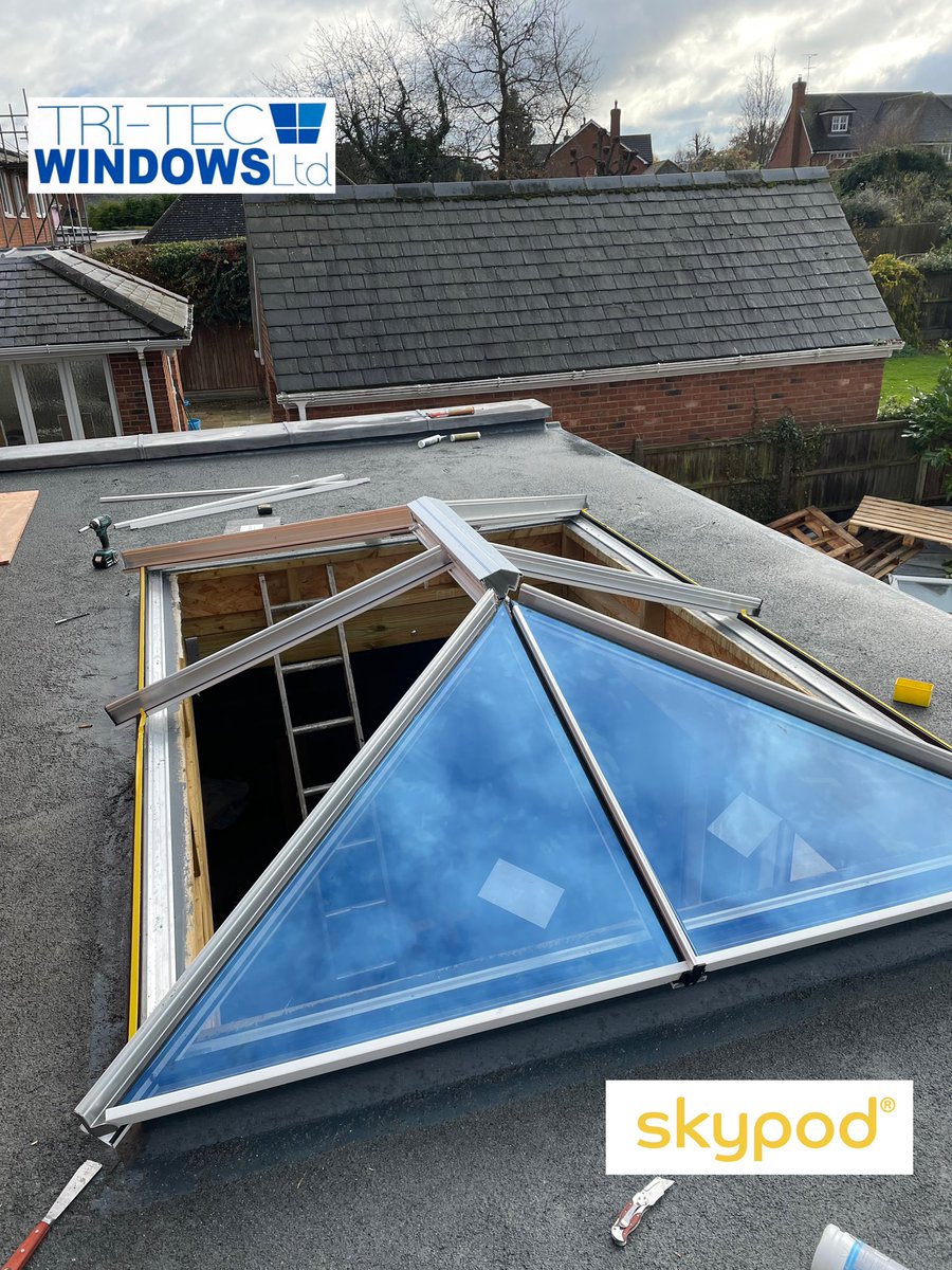 TriTecWindows's tweet image. Sky Pod installation last week.