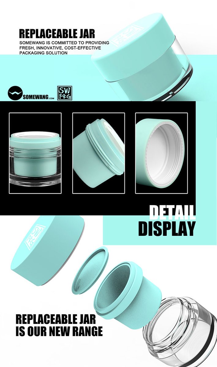 SOMEWANGPKG's tweet photo. Somewang is committed to providing fresh, innovative, cost-effective packaging solutions.The replaceable jar is our new range. Various sizes and colors are available. 
Follow us for more details ~😉
📩Email:info@somewang.com
🖥Web: https://t.co/onlOISMajP
#packagingsupplier https://t.co/mi0ZgRxImS