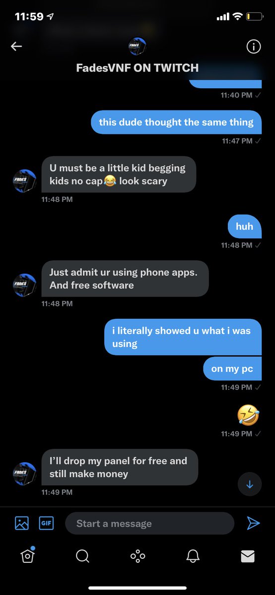 wsot's tweet photo. @xforeverbryce @ilyBaseline please tell this nigga 😭 bro thinks im a scammer https://t.co/FJIi04XXSA