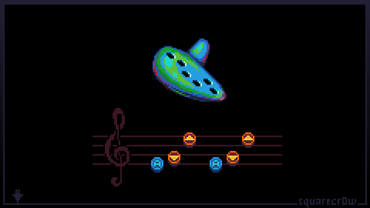 squarecr0w's tweet photo. The Song of Storms brings rain in the form of nostalgic tears #MagicInstrument @Pixel_Dailies #pixel_dailies (21) https://t.co/ShSLAbFcsy