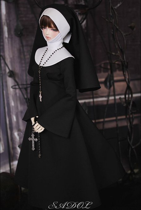 DOLKNAGOYA's tweet photo. 本日最終日◎閉店セール全品30％Off開催中◎
【SADOL】60cmGirl サイズ
 S Size (SD9,13/luts DF/DD-S,M,L)のセット服販売中です。
セット内容は、ウィンプル/ロザリオ/ワンピース/インナー/タイツです。
価格◎￥16,900→(30%Off)￥11,830 https://t.co/UnHqkdeeX8