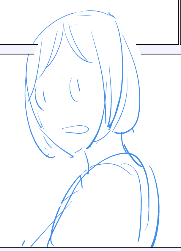 うまく描けた気がする!(下絵と線画) 