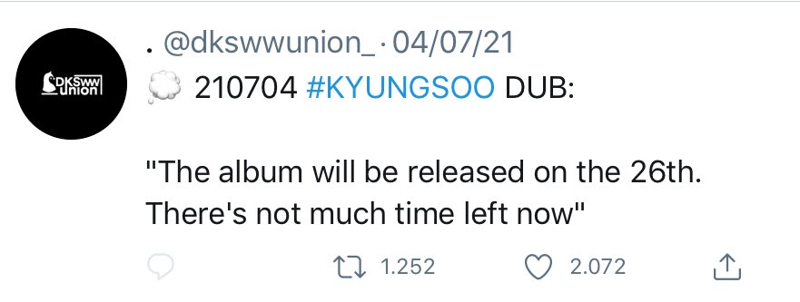 kyungsoo was talking abt his solo album preparation since the day he officially discharged n giving us update on bubble.
#empathyera #dks1 #bestmemories 

 ©️dkswwunion_