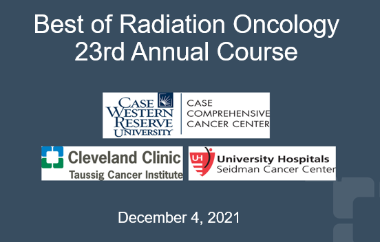 DrJohnSuh's tweet photo. Please join @DrSpratticus, me, and others this Saturday December 4th from 8:00 to 11:30 am EST for the 23rd Annual Best of Radiation Oncology course (virtual). Complementary registration and CME https://t.co/kLpLeTcrgW. @ARRO_org @ACROresident @RadoncUh #CleClinicCancer https://t.co/pTku6JCZkJ