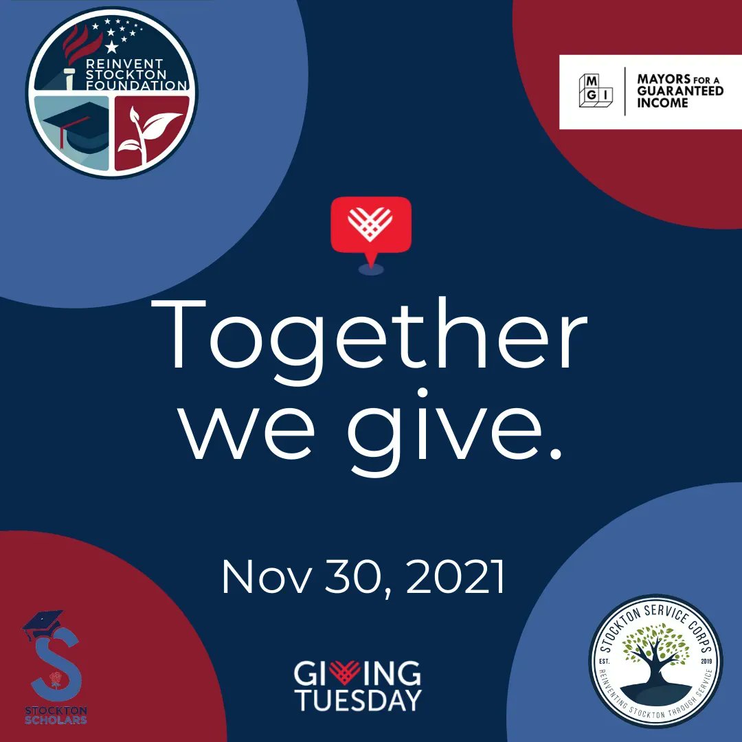 This #GivingTuesday consider donating to the Reinvent Stockton Foundation. Visit buff.ly/3DPdNRX to support!