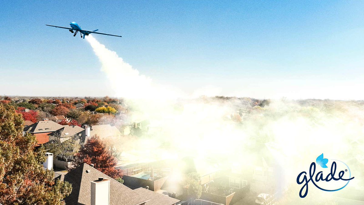 TheOnion's tweet photo. Glade Introduces New Vanilla Passion Fruit Unmanned Aerial Application Vehicle https://t.co/9LkU1niAaE https://t.co/9ARWeAefFk