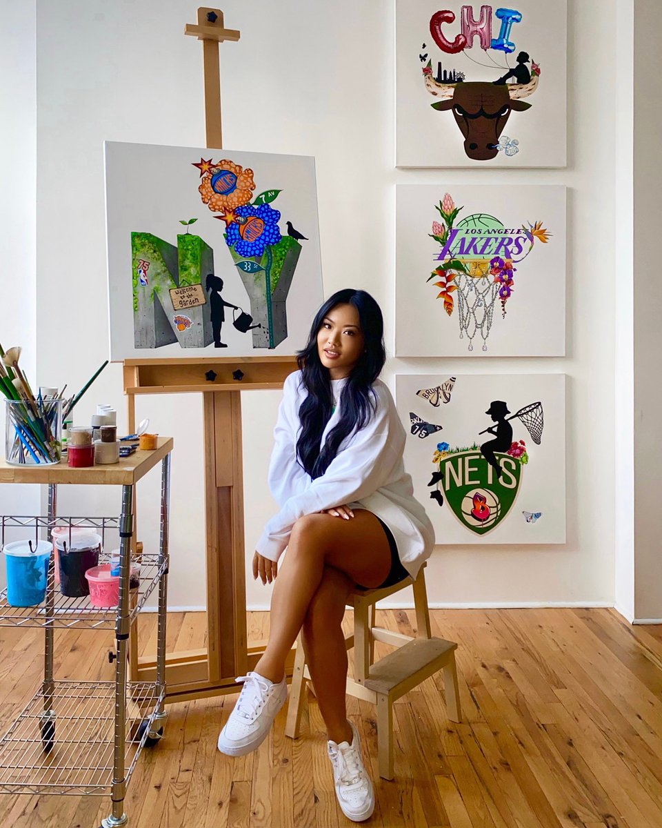 Growth has no off-season..

Sue Tsai x <a href="/NBA/">NBA</a> x <a href="/BleacherReport/">Bleacher Report</a>
Full collection of original art, prints, and merch celebrating #NBA75 releases this Wednesday 12/1 🌱🏀🤍