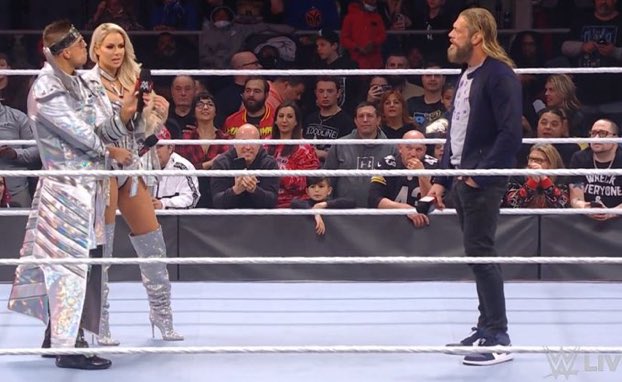 SunsetFlipWP's tweet photo. Miz & Maryse vs Edge & Beth Phoenix?!
#WWE #WWERawย #WWELive #MondayNightRAW #SmackDownย ย #WWENXTย ย ย ย #wrestling #WrestlingTwitter #prowrestling #wwe #Like #follow #podcast #Edge #TheMiz #EdgeReturns https://t.co/t5fPyT6j0r