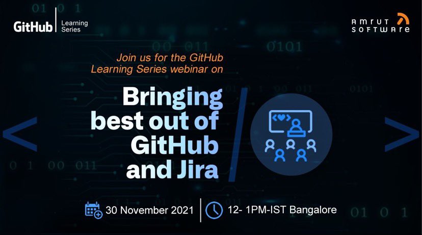 AnandHubber's tweet photo. Excited to host todays Webinar with Amrut Software🎙

GitHub Learning Series - "Bringing the best out of GitHub and Jira" with Mohan Sridharan,Principal Solution Engineer, GitHub &amp; Vishwajeet Singh, CTO, Amrut Software is coming up at 12 noon

#GitHub #Software #Developers #SDLC https://t.co/pjBMfG550n