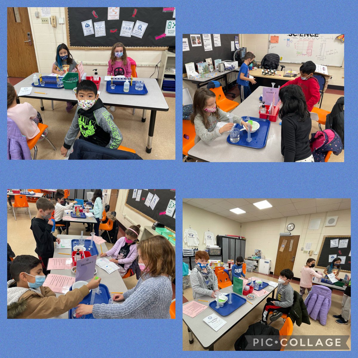 pobDiscoveryLab's tweet photo. Matter experts from Mrs. Survilla’s class and Ms. Gaudreult’s class. #density #absorbency @POBSchools @Pasadenapob @karenheitner @jmarchesePOB https://t.co/imvJeuTd63