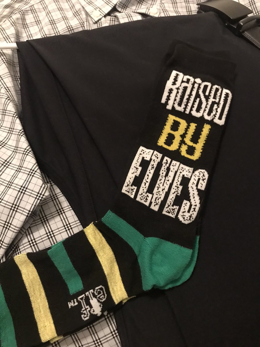 Nick_Proud's tweet photo. To have a little fun between now and winter break I am going to sport some holiday themed socks every day.  I hope they make some people smile. #socksshot https://t.co/cn0hk83f5s