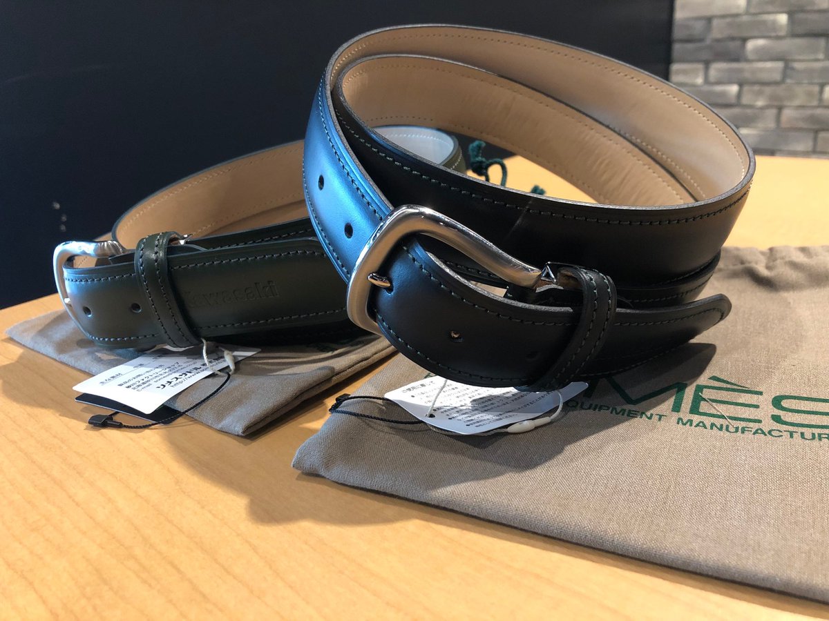 新品未使用　カワサキ　レザーベルト　ソメスサドル カワサキ レザーベルトのご紹介】 日本で唯一の馬具メーカー