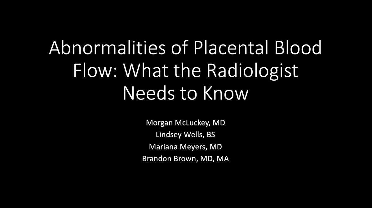 MorganMcLuckey's tweet photo. What is the significance of a subchorionic versus intraplacental hematoma? How to identify placental ischemia? Benign mimics of placental hematoma? Come visit our #pedsrad educational exhibit to find out! @_LindseyWells @marianazmeyers @brandonbrownmd #RSNA2021 https://t.co/UA76Zc7yyu