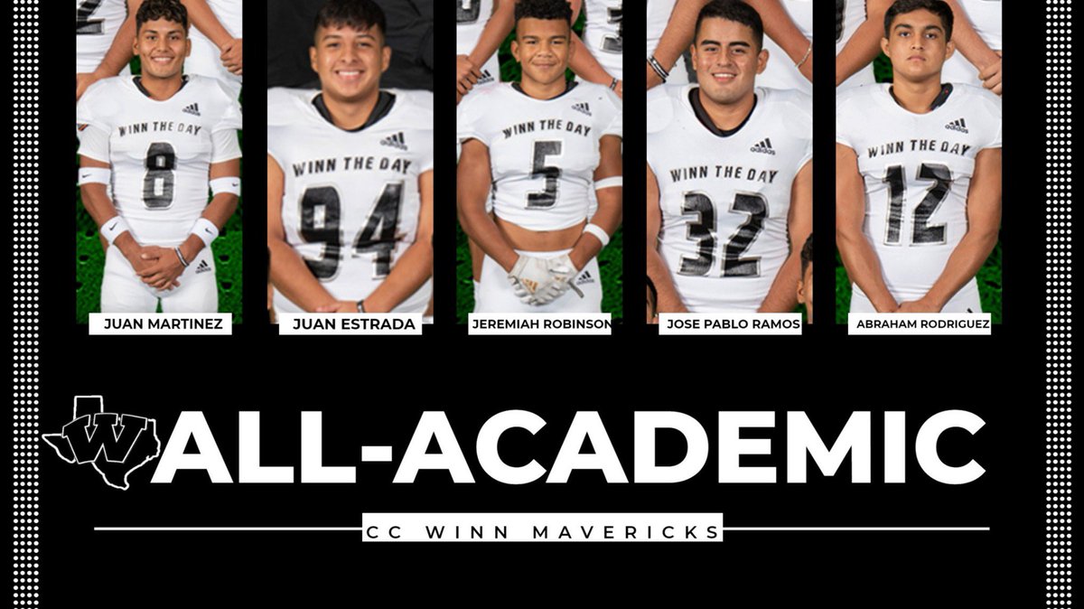 VillasenorEPISD's tweet photo. Best on the field, best in the classroom!

#WTD🏈📚 https://t.co/5umE3pDoCq