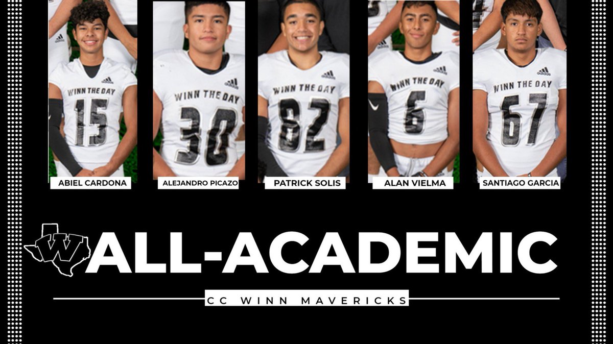 VillasenorEPISD's tweet photo. Best on the field, best in the classroom!

#WTD🏈📚 https://t.co/5umE3pDoCq