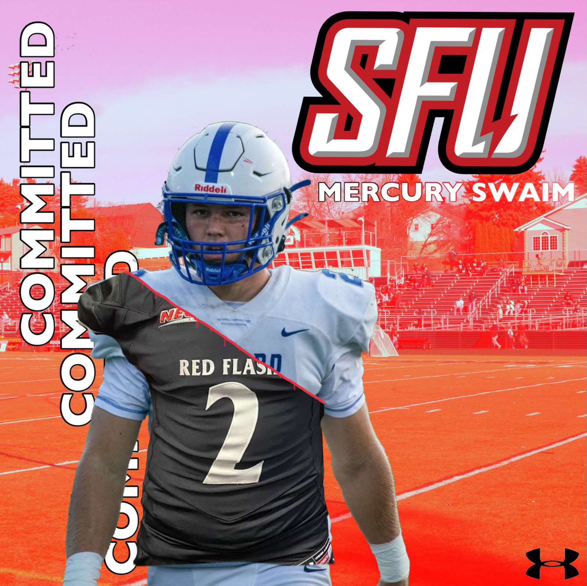 First I would like to thank everyone who has helped me on this journey. Without every coach and player I would not be the man I am today. Lastly I would like to thank god for all that he has blessed me with. I am 100% committed to Saint Francis University