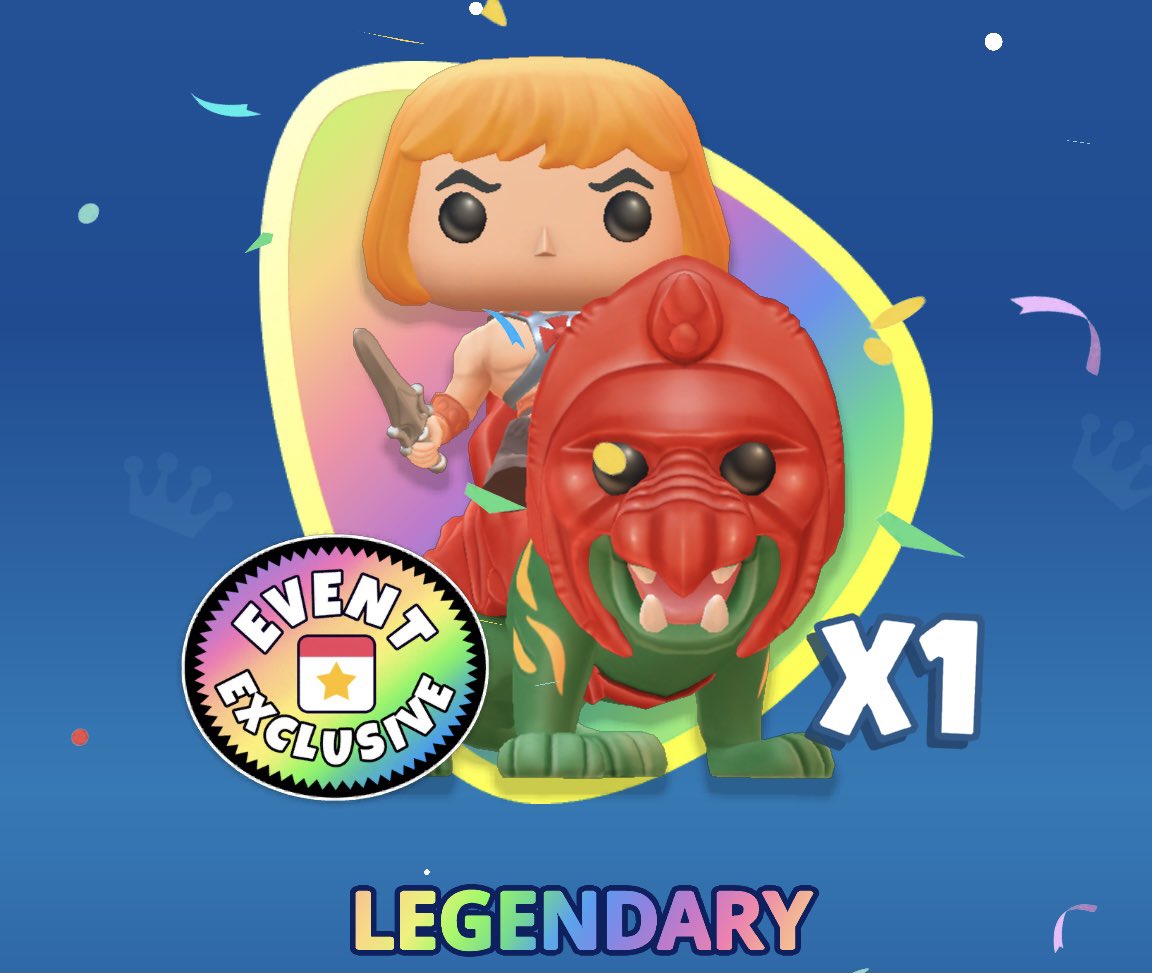 CSSully's tweet photo. Got ‘EM!!
He-Man on Battle Cat completes the latest @FunkoPopBlitz MOTU event. This was a MUST have!!
#FunkoPopBlitz #MOTU #HeMan #FunkoFunatic #FunkoPop https://t.co/x17fjrN2tu