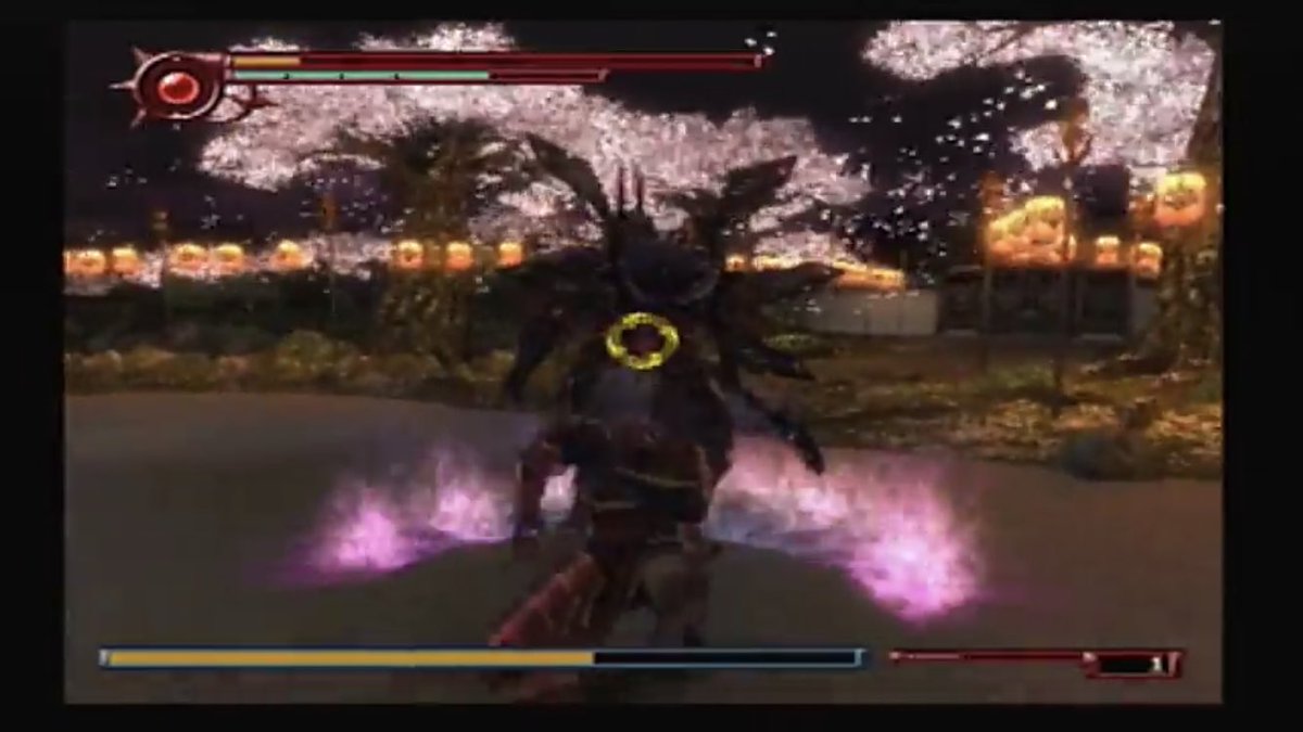 From the depths of cyberspace, our competitors will be sent into the (relatively) distant past of Japan! In the heart of Kyoto and hailing from the world of Onimusha, Fushimi Castle! A beautiful courtyard decorated with sakura trees in full bloom and traditional lanterns

—