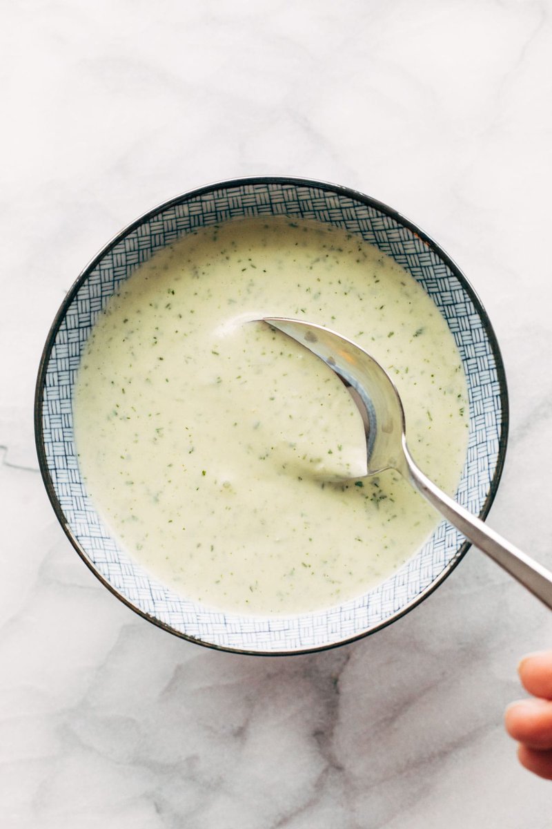 Jalapeño Ranch – Pinch of Yum

 click here to Pin this recipe Good ol’ ranch dressing. Creamy, nostalgic, embarrassingly good on way too many things. This ranch dressing is unbelievably addicting – tangy and just thick enough, with bites of garlic and o recipequicks.com/jalapeno-ranch…