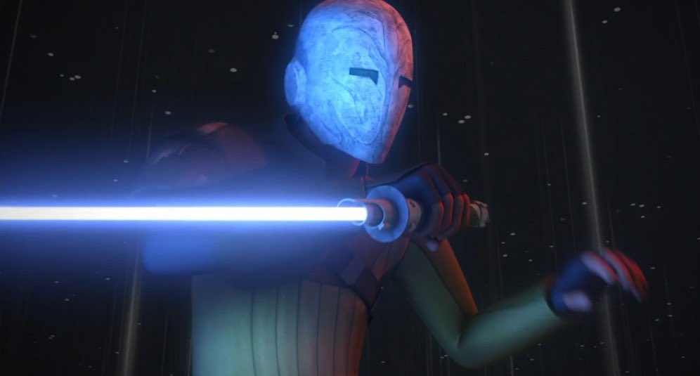 Kanan in the Jedi Temple Guard mask is a straight up mood and I wish we got more of it! #RebelsForever