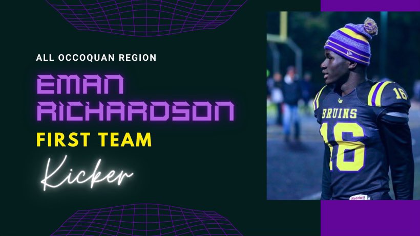 Congratulations <a href="/Emanrichardson5/">Eman Richardson</a> <a href="/LakeBraddockFB/">Lake Braddock 🏈</a> <a href="/LBathletic/">LB Bruins Athletics</a> <a href="/FCPSLBSS/">Lake Braddock SS</a>