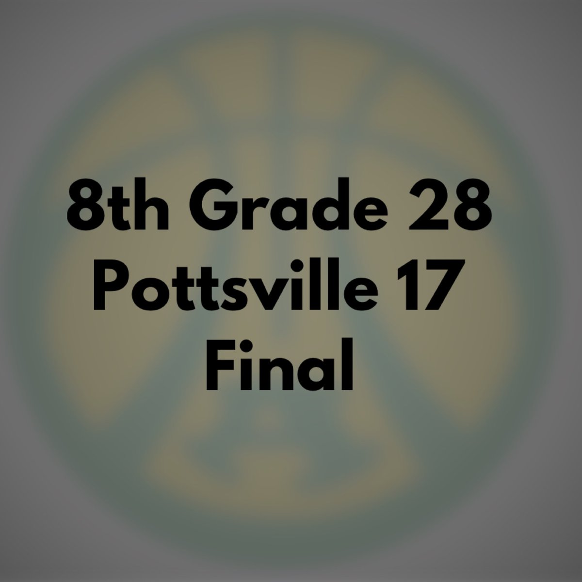 Final scores from Pottsville 
#Only1Airedale