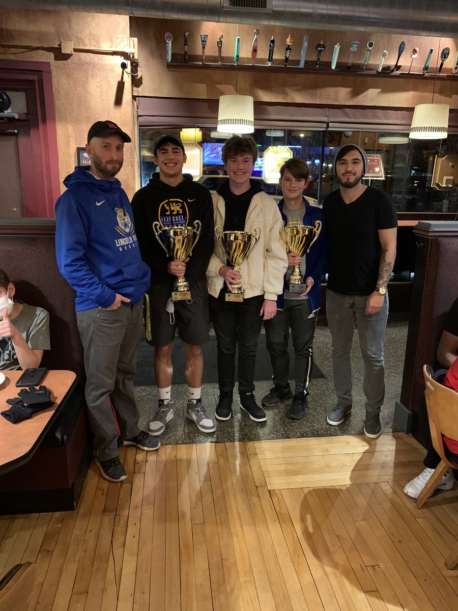 Team banquet tonight. Here our team MVPs.