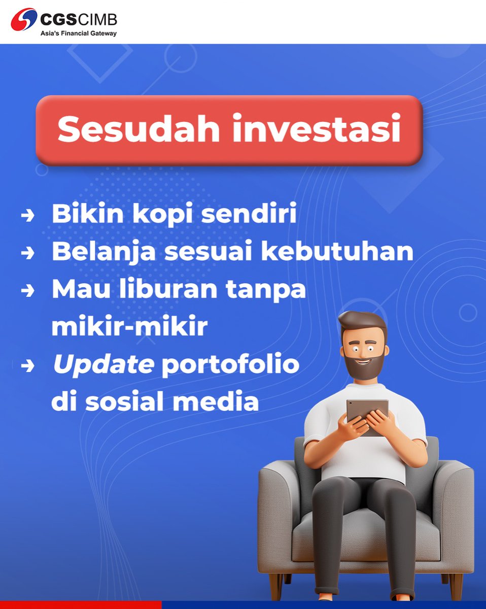 cgsi_id's tweet photo. Coba ceritakan pengalaman kamu sebelum dan sesudah investasi?
Kira-kira relate gak nih sama yang kamu alamin.
#BisaCuan #CGSCIMB #CGSCIMBID #CGSCIMBiTrade #InvestasiMudah #YukNabungSaham #InvestasiSaham https://t.co/w3t68xlOTg