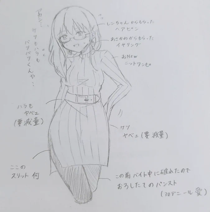 装備品一覧です(???) https://t.co/K9ePcaMCqK 