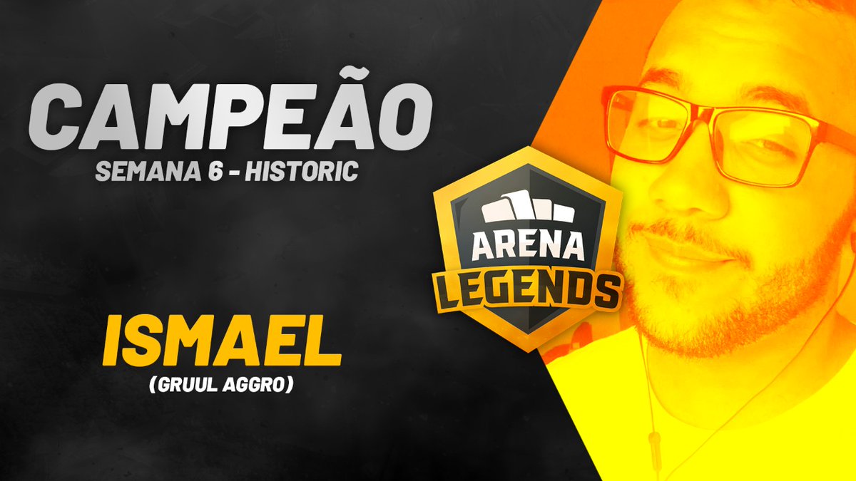 ArenaLegendsBR's tweet photo. Parabéns @srismaell e o seu Grullzão Historic, o nosso campeão da semana 6 do #ArenaLegends. Venceu nada mais nada menos que o grande @lucaparroz_
na final.

https://t.co/ouyIznZBQ9

@Wizards_MagicBR https://t.co/vDipFFGgw7