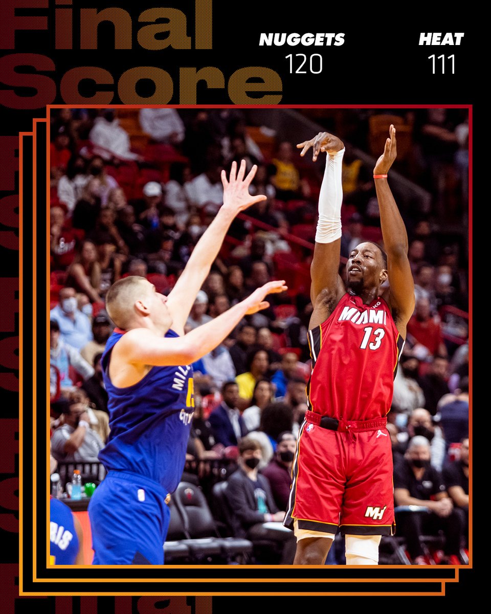 MiamiHEAT's tweet photo. On to Wednesday. https://t.co/hIw0JryKib