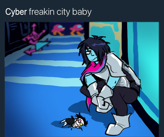 ninetalesdotgov's tweet photo. i cant be the first person to make this joke but the image would NOT leave my brain, so

[ #DELTARUNE ] https://t.co/urNmmOQbFw