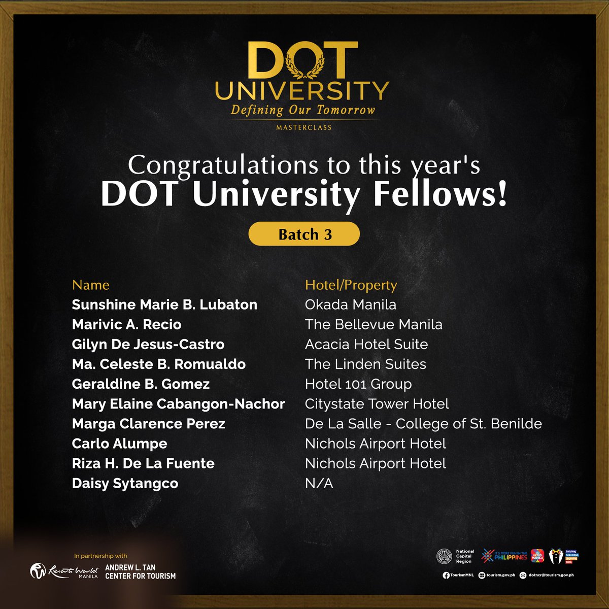 Dept. of Tourism-NCR tweet media