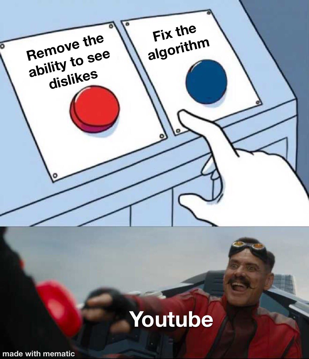 dboivids's tweet photo. @YouTube #BringBackDislikeButton #bringbackthedislikebutton https://t.co/HKowDWrFDu