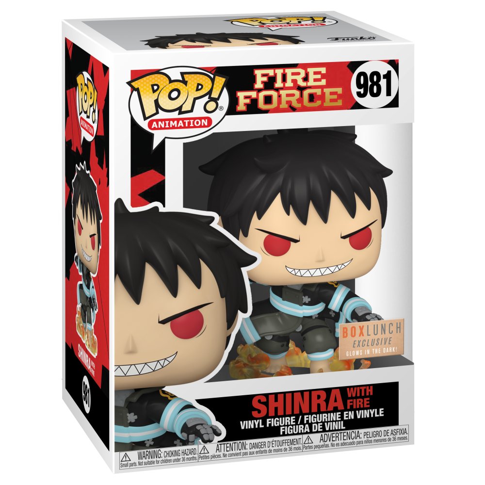 OriginalFunko's tweet image. RT and follow @OriginalFunko for the chance to WIN the @BoxLunchGifts exclusive Fire Force - Shinra with Fire (Glow-in-the-Dark) Pop! #Funko #FunkoPop #FunkoGiveaway #FireForce
