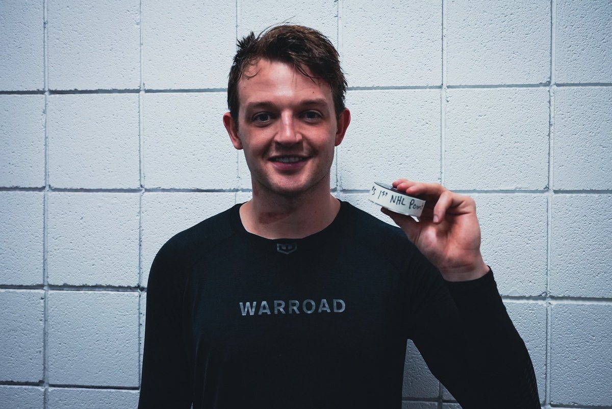 big night for <a href="/wborgen19/">will borgen</a>! 

congrats on your first @nhl point, borgy!