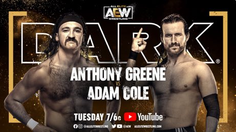 WrestlingCovers's tweet photo. AEW DARK BAY BAY!!
Adam Cole makes his #AEWDark in-ring debut tomorrow night! https://t.co/mH24ylUPVy